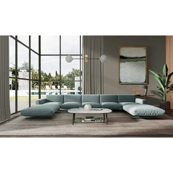 Sofa-doble-chaise-longue Florencia Bodonni