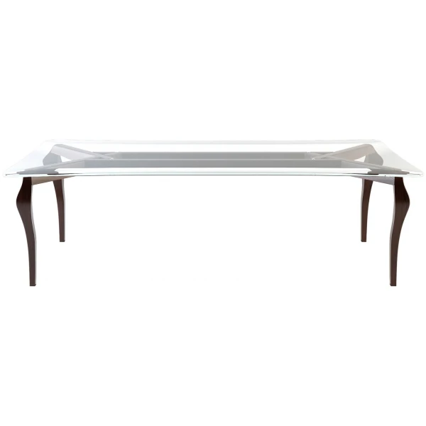 Mesa de de Comedor Stiletto Vetro Rectangular Castelo