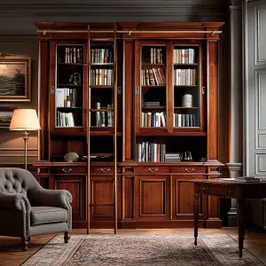 Libreria-4-Puertas-keen-caoba